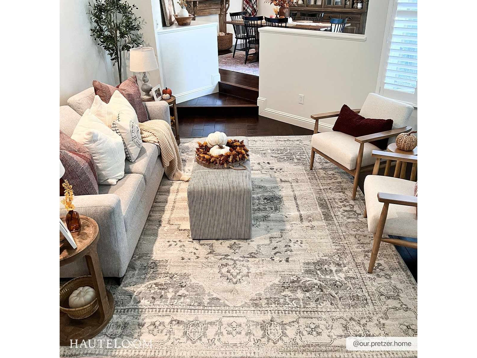 Tigried Ivory & Gray 2315 Area Rug - Clearance - Ornate Home