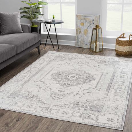 Tigried Ivory & Gray 2315 Area Rug - Clearance - Ornate Home
