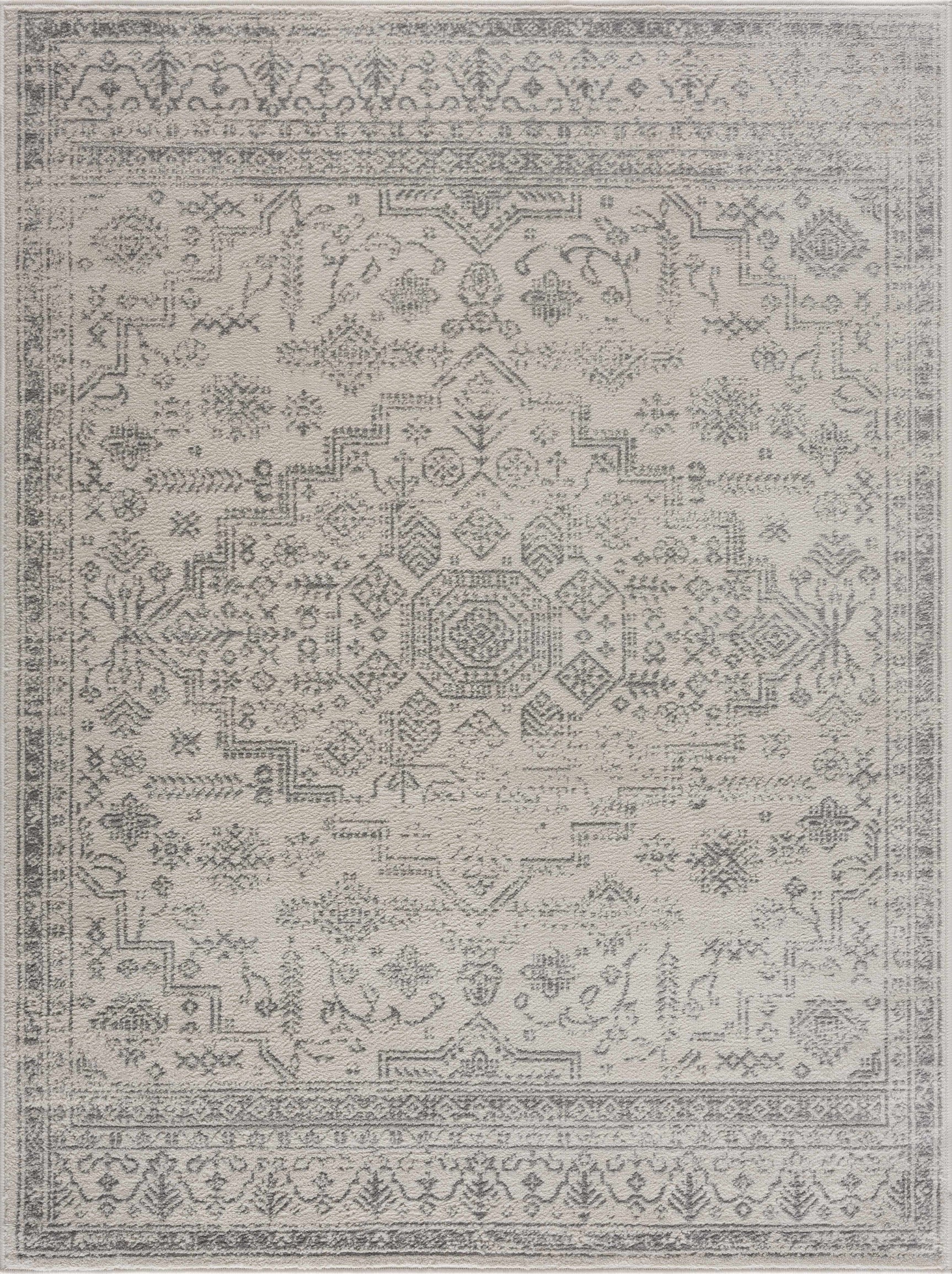 Tigried Ivory & Gray 2323 Area Rug - Clearance - Ornate Home