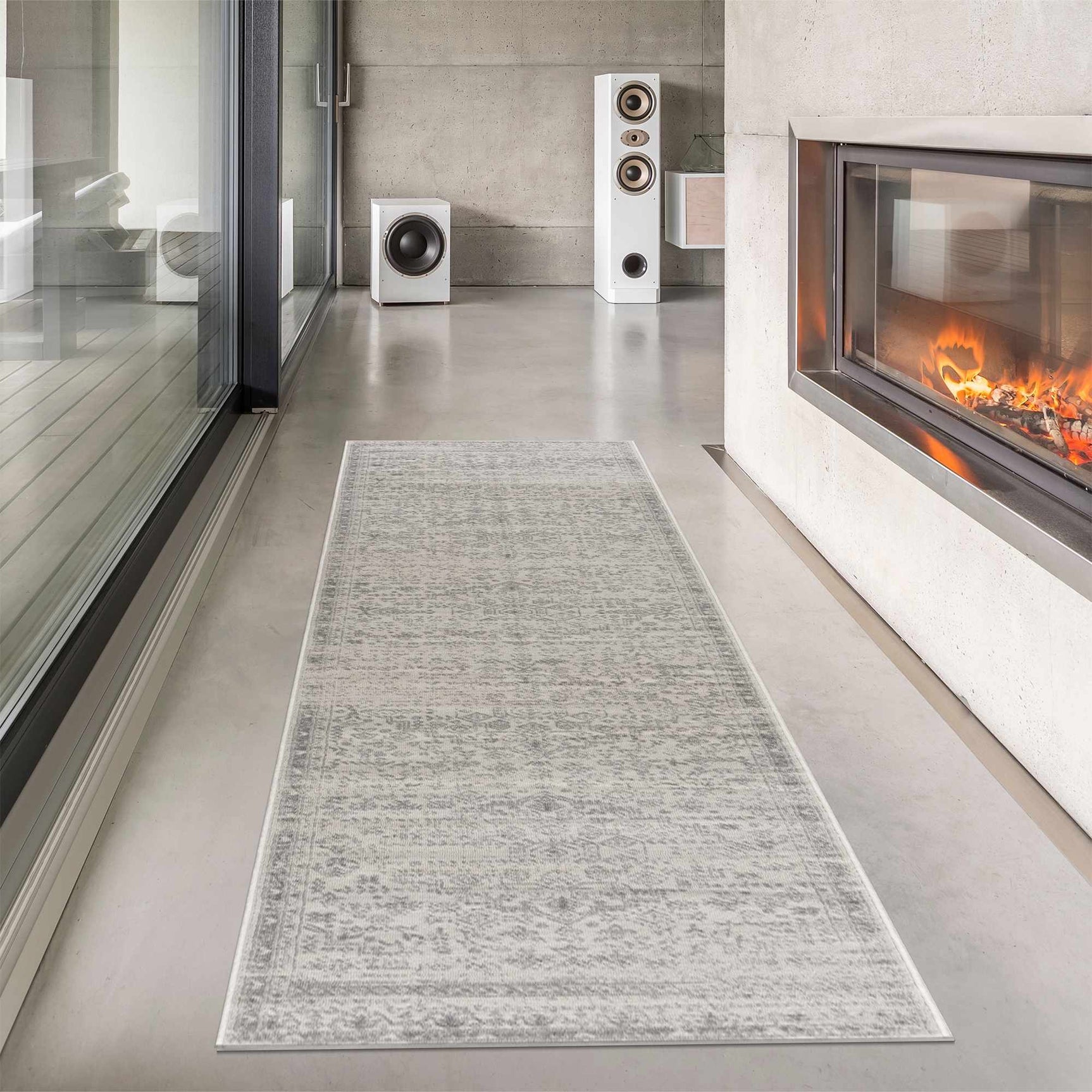 Tigried Ivory & Gray 2323 Area Rug - Clearance - Ornate Home