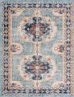 Tigried Turquoise 2308 Area Rug - Clearance - Ornate Home
