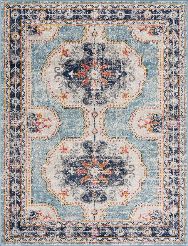 Tigried Turquoise 2308 Area Rug - Clearance - Ornate Home