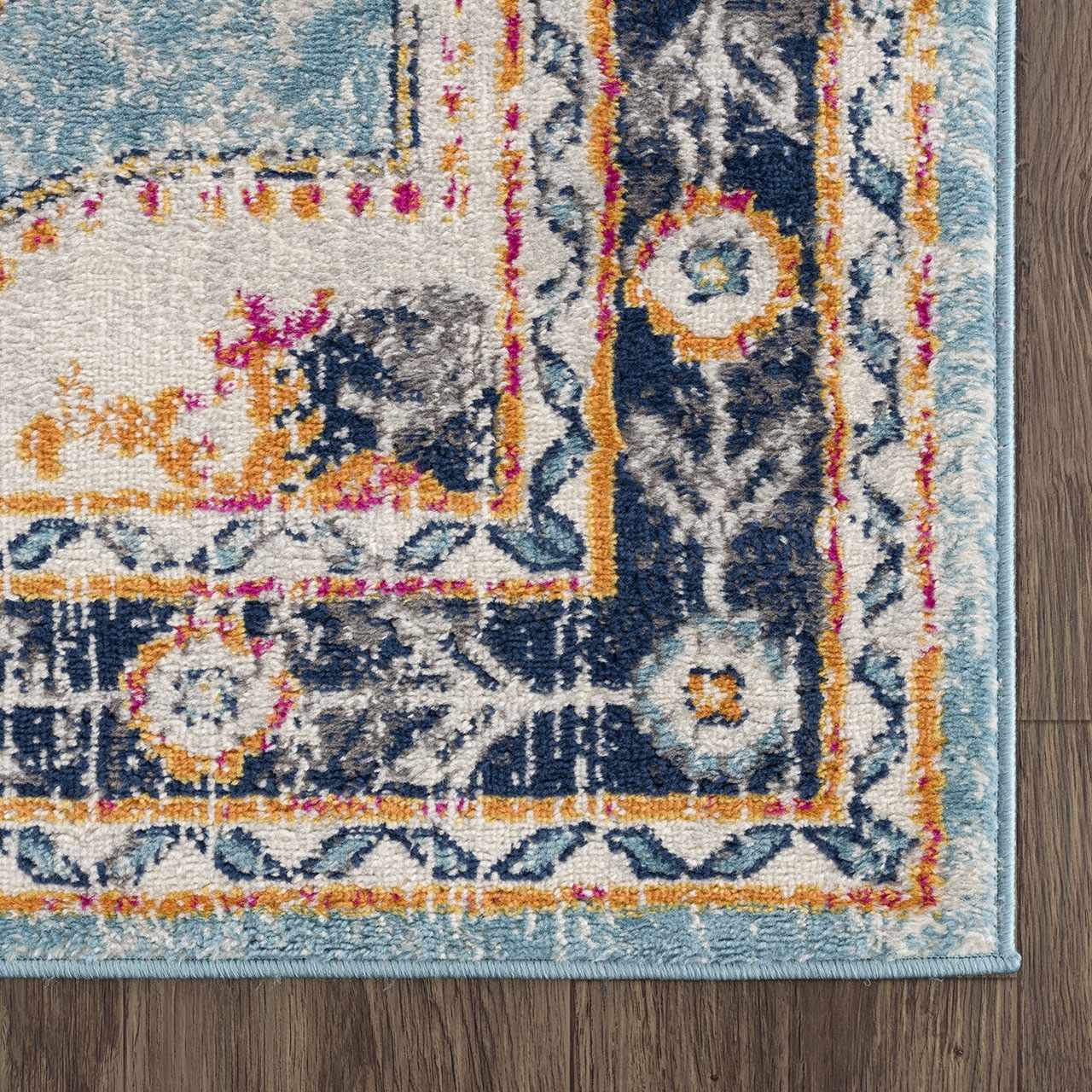 Tigried Turquoise 2308 Area Rug - Clearance - Ornate Home
