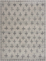 Tigris Swiss Cross Ivory&Gray Area Rug - Clearance - Ornate Home