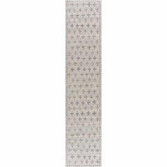 Tigris Swiss Cross Ivory&Gray Area Rug - Clearance - Ornate Home