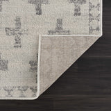 Tigris Swiss Cross Ivory&Gray Area Rug - Clearance - Ornate Home