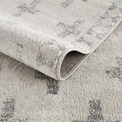 Tigris Swiss Cross Ivory&Gray Area Rug - Clearance - Ornate Home