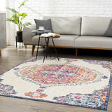 Tigrit Blue & Orange 2300 Area Rug - Clearance - Ornate Home