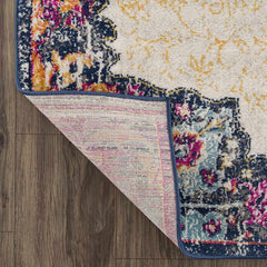 Tigrit Blue & Orange 2300 Area Rug - Clearance - Ornate Home