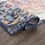 Tigrit Blue & Orange 2300 Area Rug - Clearance - Ornate Home