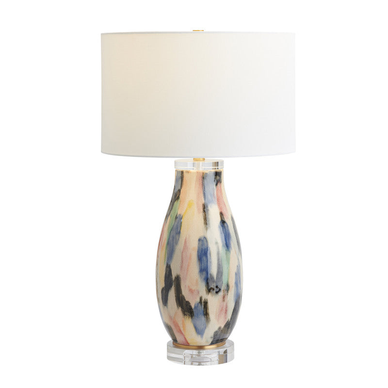 Tillery Multi/Gold Table Lamp - Ornate Home