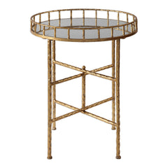 Tilly Bright Gold Accent Table - Ornate Home
