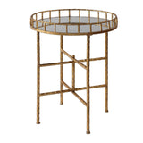 Tilly Bright Gold Accent Table - Ornate Home