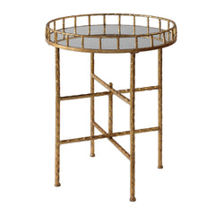 Tilly Bright Gold Accent Table - Ornate Home