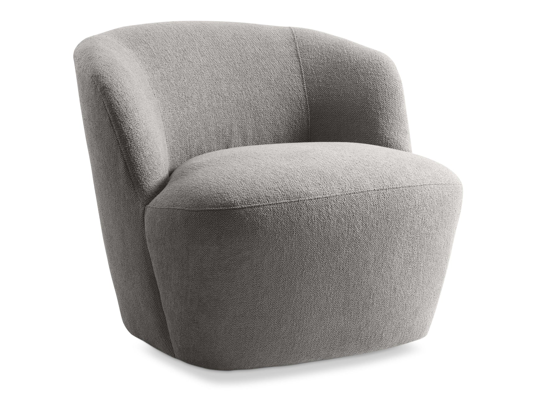 Tilly Grey Fabric Swivel Chair - Ornate Home