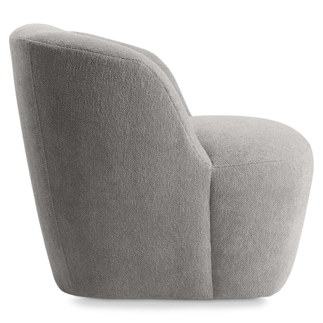 Tilly Grey Fabric Swivel Chair - Ornate Home