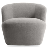 Tilly Grey Fabric Swivel Chair - Ornate Home