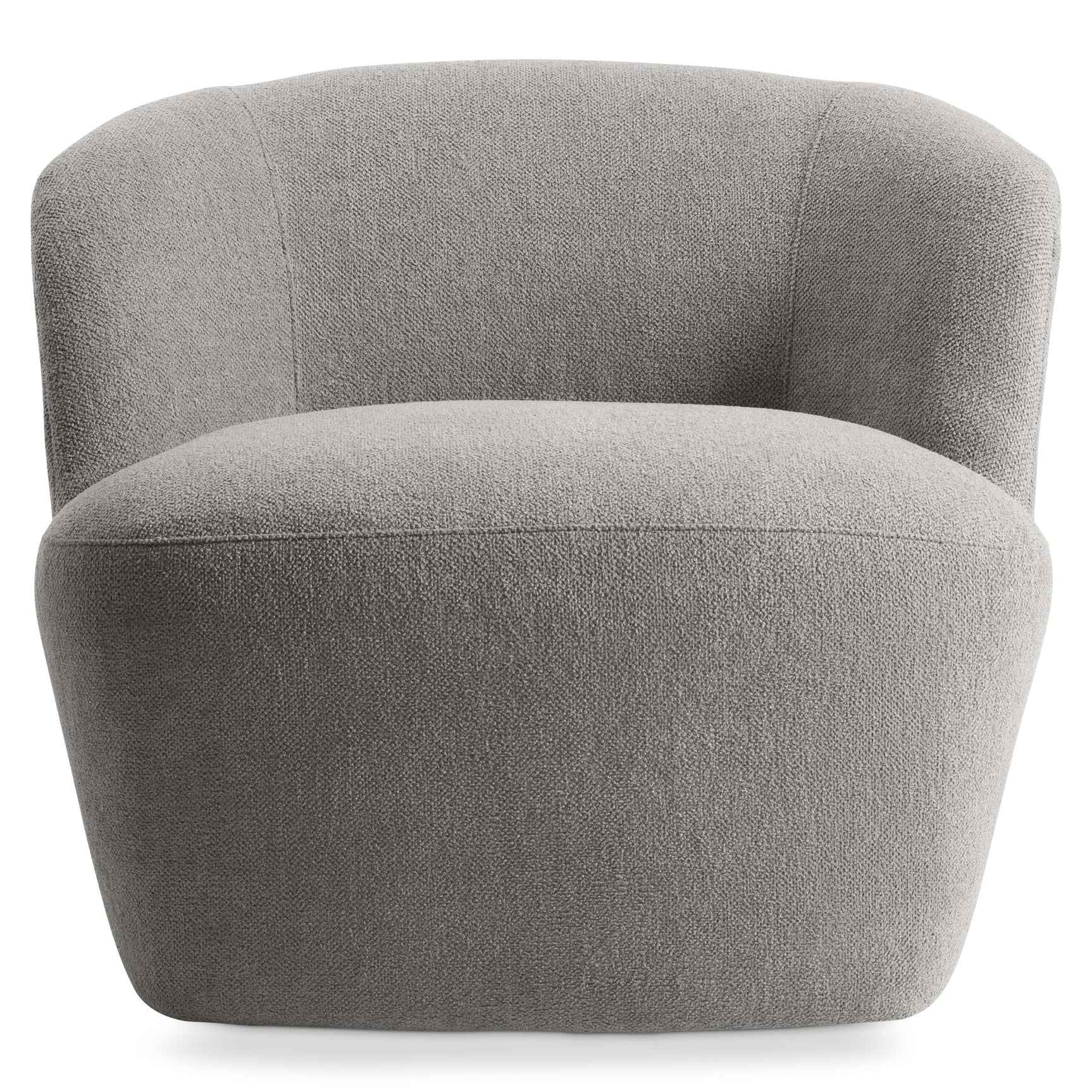 Tilly Grey Fabric Swivel Chair - Ornate Home