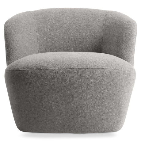 Tilly Grey Fabric Swivel Chair - Ornate Home