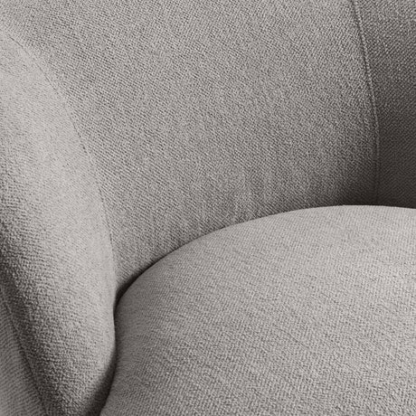 Tilly Grey Fabric Swivel Chair - Ornate Home