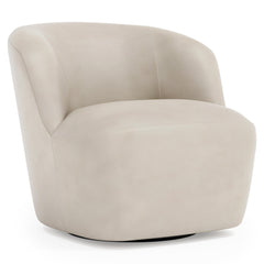 Tilly Ivory/Cream Swivel Chair - Ornate Home