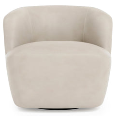 Tilly Ivory/Cream Swivel Chair - Ornate Home