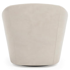 Tilly Ivory/Cream Swivel Chair - Ornate Home