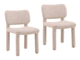 Tilly Sand Dining Chair (Set of 2) - Ornate Home