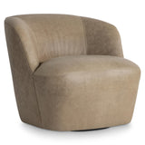 Tilly Taupe/Tan Swivel Chair - Ornate Home