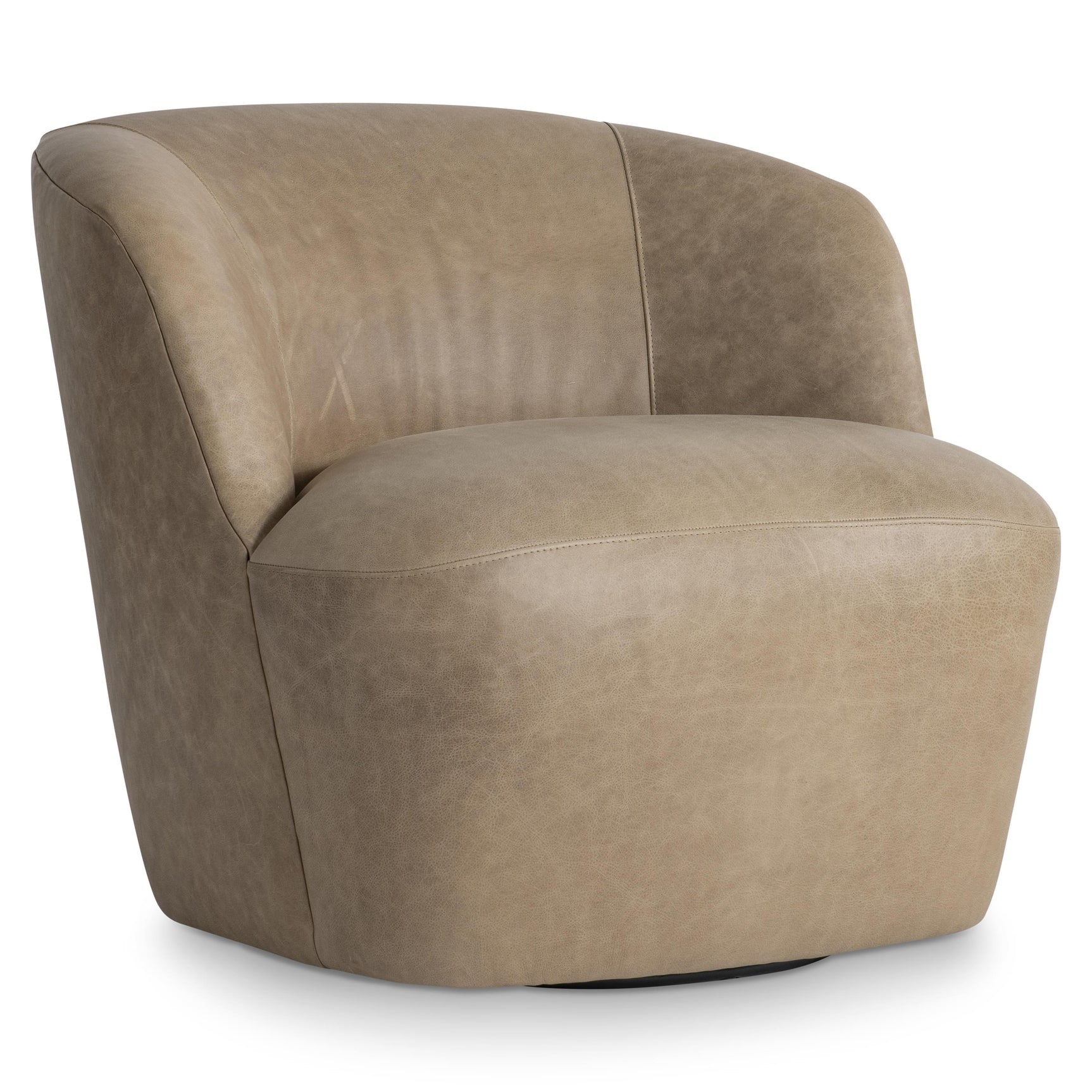 Tilly Taupe/Tan Swivel Chair - Ornate Home