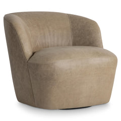Tilly Taupe/Tan Swivel Chair - Ornate Home
