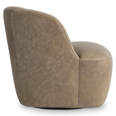Tilly Taupe/Tan Swivel Chair - Ornate Home