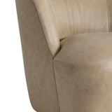 Tilly Taupe/Tan Swivel Chair - Ornate Home