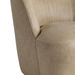 Tilly Taupe/Tan Swivel Chair - Ornate Home