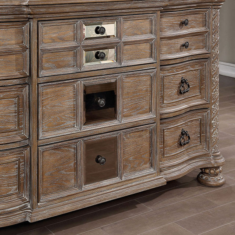 Timandra Rustic Natural Tone Dresser - Ornate Home
