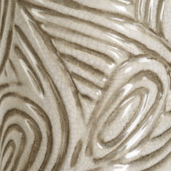 Timber Gray/White Swirl Earth Tone Vases (Set of 2) - Ornate Home