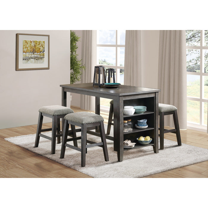 Timbre Gray Counter Height Table - Ornate Home