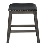 Timbre Gray Counter Stool - Ornate Home