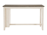 Timbre Whitewash Counter Height Table - Ornate Home
