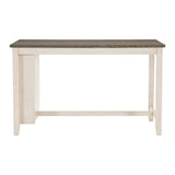 Timbre Whitewash Counter Height Table - Ornate Home