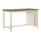 Timbre Whitewash Counter Height Table - Ornate Home