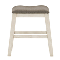 Timbre Whitewash Counter Stool (Set of 2) - Ornate Home