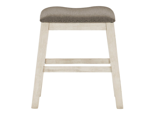 Timbre Whitewash Counter Stool (Set of 2) - Ornate Home