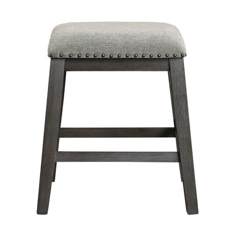Timbre Wire-Brushed Gray Counter Height Stool - Ornate Home