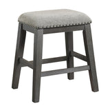 Timbre Wire-Brushed Gray Counter Height Stool - Ornate Home