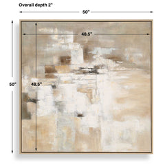 Time To Time Multicolor Hand Painted Abstract Art - Ornate Home