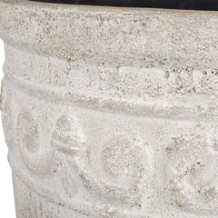 Timeless Terrace White Outdoor Planter - Ornate Home