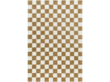 Timin Camel Checkered Area Rug - Ornate Home