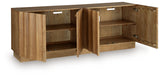 Timkins White Washed Accent Cabinet (Online Special Price) - Ornate Home