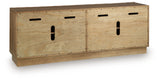 Timkins White Washed Accent Cabinet (Online Special Price) - Ornate Home